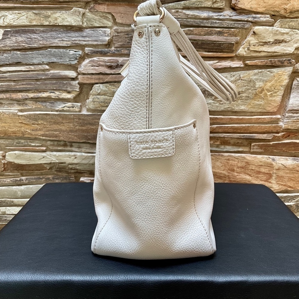 Kate Spade Ivory Leather Shoulder Bag - Picture 4 of 7